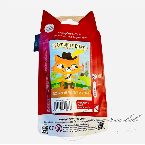 Tonies Retired UK Favourite Tales Puss in Boots Tonie for Toniebox - Picture 2 of 3